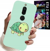 ETUI DO XIAOMI REDMI 8 - SŁODKIE ŻÓŁWKI WZORY DLA DZIECI + SZKŁO