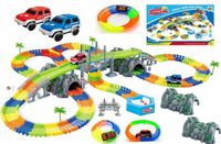 TOR SAMOCHODOWY MAGIC TRACK 5 metrów + 2 AUTKA MOST TUNELE DRZEWA WIADUKT