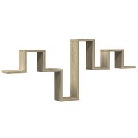 Półka wisząca, dąb sonoma, 104,5x10x43 cm