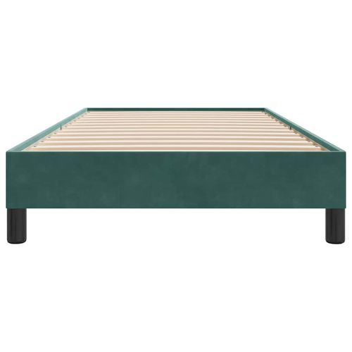 Łóżko typu Box Spring bez materaca Ciemnozielone 100x210 cm na Arena.pl