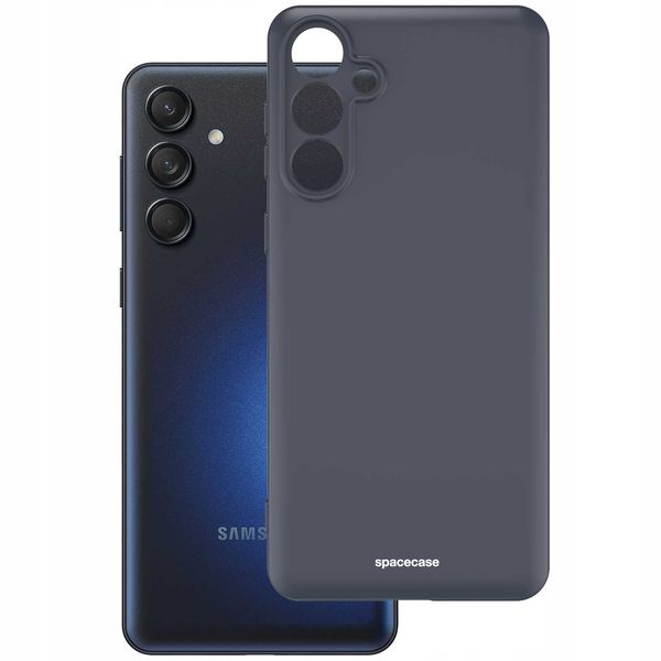 Spacecase Silicone Case Galaxy M55 5G Black zdjęcie 3