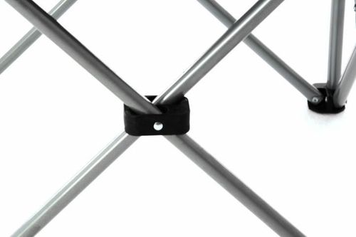 Krzesło turystyczne campingowe czarno-szare na Arena.pl