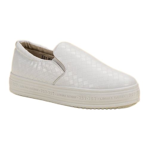 Białe Wsuwane Trampki r.40 na Arena.pl