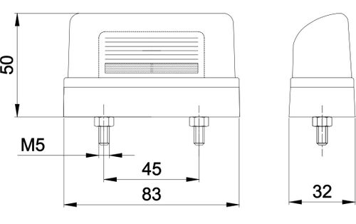 Lampa oświetlenia tablicy rejestracyjnej (022) na Arena.pl