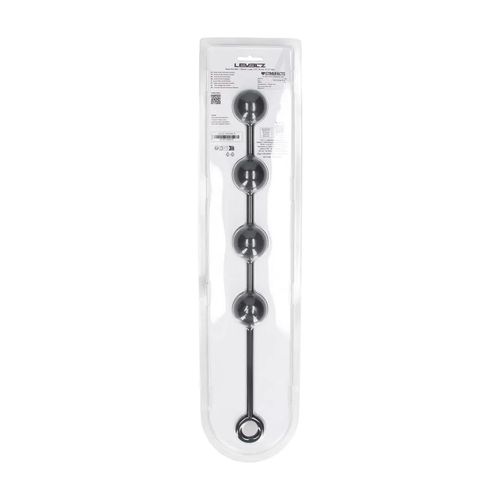 Round Silicone Anal Balls - L - 40Mm - Black na Arena.pl
