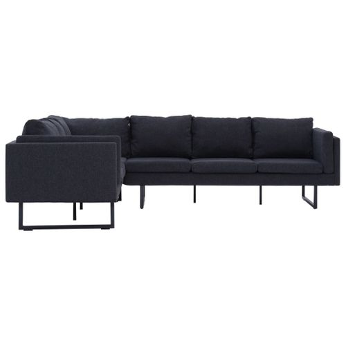 Sofa Narożna, Ciemoszara, Materiałowa na Arena.pl