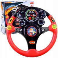 Kierownica dla dzieci auto symulator jazdy samochodem Świeci dźwięk wibruje