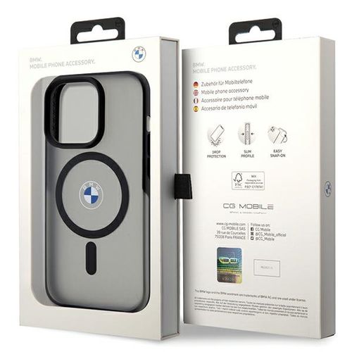 Etui BMW do iPhone 15 Pro 6.1"", Czarny MagSafe na Arena.pl