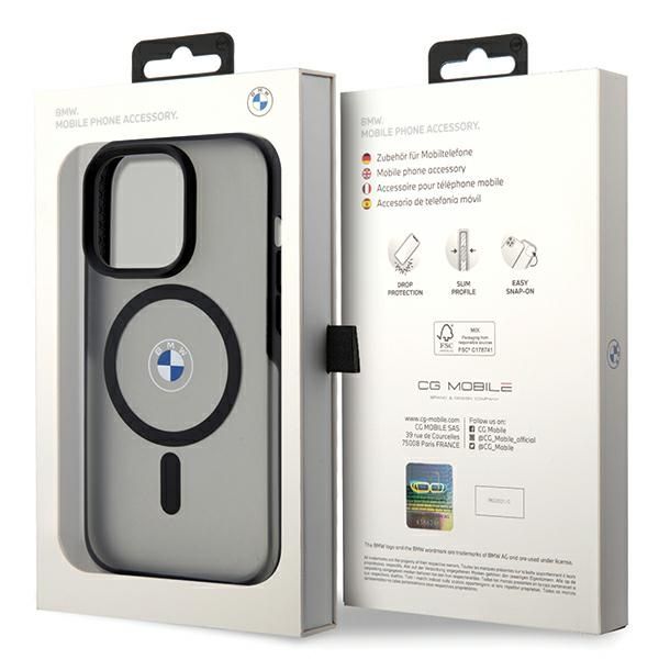 Etui BMW do iPhone 15 Pro 6.1"", Czarny MagSafe zdjęcie 8