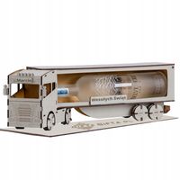 TIR WÓDOWÓZ CIĘŻARÓWKA LED NA WÓDKĘ Prezent Firmowy z logo i LED Szary