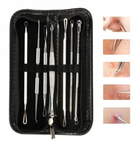 LYZECZKI ŁYŻECZKI UNY DO USUWANIA WĄGRÓW ZASKÓRNIKÓW WĄGRY USUWANIE 8 SZT na Arena.pl