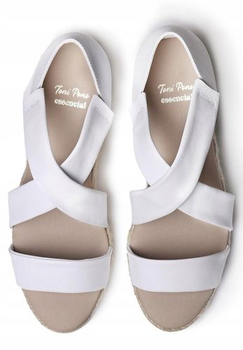 Toni Pons sandały białe Indra-P R.39 na Arena.pl