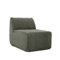Fotel modułowy SVELA oliwkowy sztruksowy 59,5x80x62 cm HOMLA