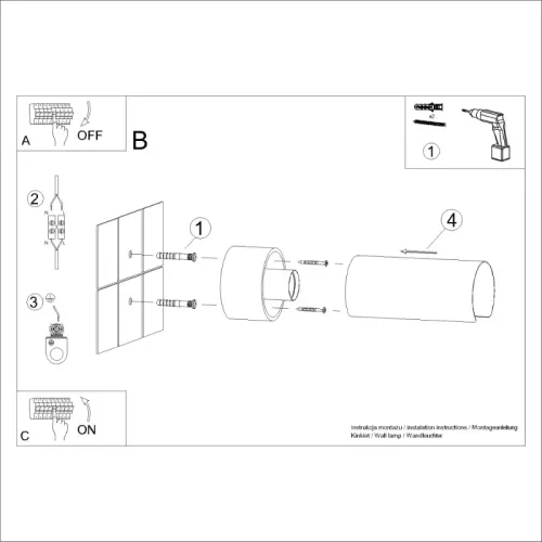 Kinkiet FLASH biały na Arena.pl
