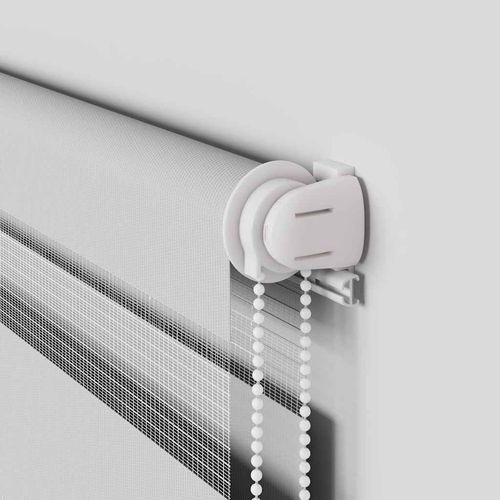 Roleta zebra, jasnoszara, szerokość tkaniny 60,9 cm, poliester na Arena.pl