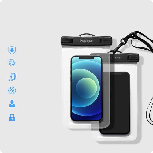 SPIGEN A601 UNIVERSAL WATERPROOF CASE 2-PACK CRYSTAL CLEAR na Arena.pl