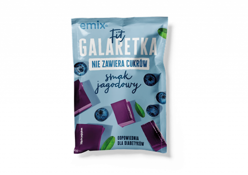 Emix Fit Galaretka bez cukru o smaku jagodowym 25 g na Arena.pl
