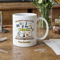Kubek z imieniem dla nauczycielki / nauczyciela chemii
