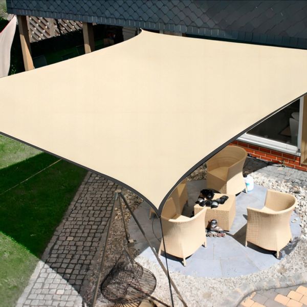 Tarp turystyczny wodoodporny 3x3M Markiza Anty-UV Ogród przydomowy Patio zdjęcie 14