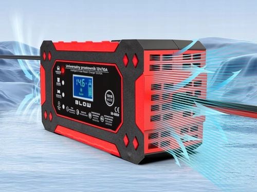PROSTOWNIK ŁADOWARKA DO AKUMULATORA LCD 12V 10A FUNKCJA NAPRAWY AUTOMAT na Arena.pl