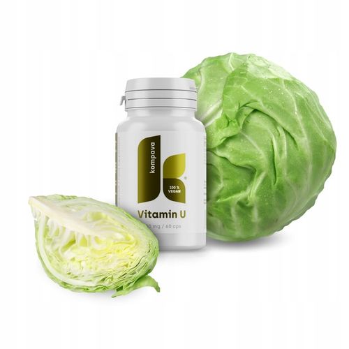 NATURALNA Witamina U na wrzody żołądka Kompava 500 mg/60 kaps na Arena.pl