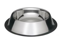 BARRY KING Miska metalowa ze stali nierdzewnej na gumie dla psa 2,7 L