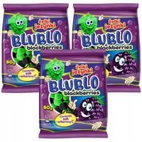 BLUBLO Żelki jeżynki 80g x 3 sztuk