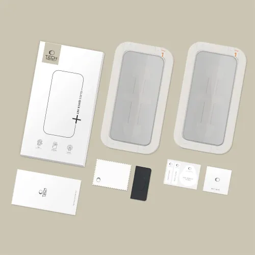 szkło prywatyzujące tech-protect quick set spy+ 2-pack na iphone 16 pro max na Arena.pl