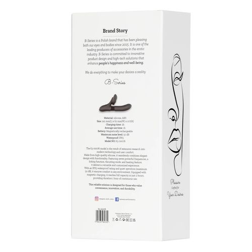 silicone vibrator 7 powerful modes - licking, thrusting and heating, black na Arena.pl