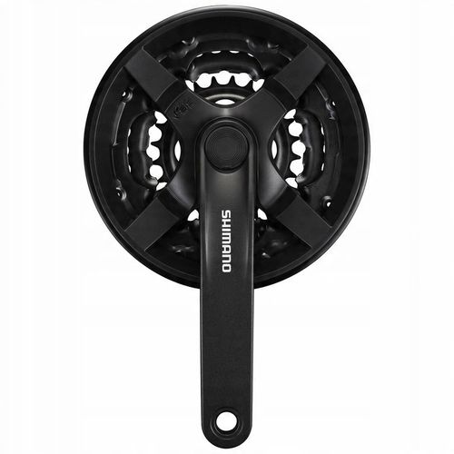 Korba Shimano FC-TY301 42/34/24 170mm 6/7/8rz czarna z osłoną p+l + korki na Arena.pl