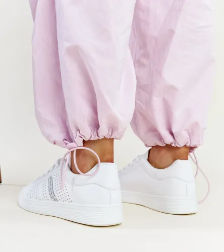 Białe sneakersy eko skóra Berdine 38 na Arena.pl