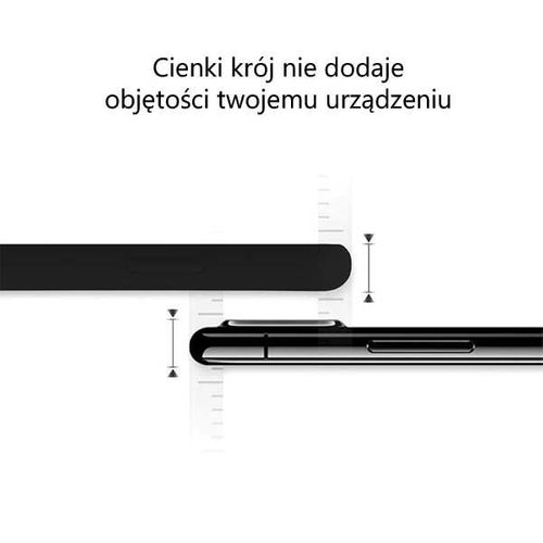 Mercury Silicone iPhone Xs Max czarny /black na Arena.pl