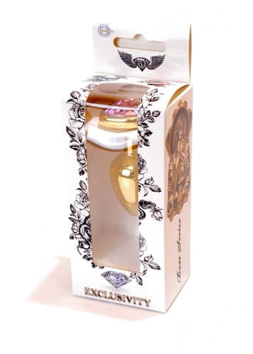 plug jewellery gold  heart plug  rose na Arena.pl