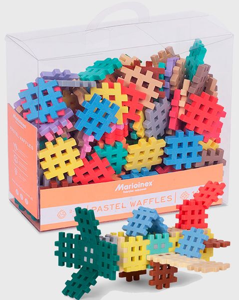 KLOCKI WAFFLE WAFLE MINI PASTEL 140el Marioinex zdjęcie 2