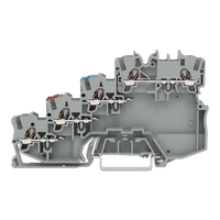 Wago złączka sygnałowa 4-pietrowa z PE bez stopki na szynę DIN 1mm2 2000-5410 1szt