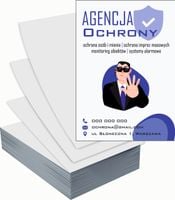 Ulotki A5 reklamowe firmowe 5000szt projekt w cenie AGENCJA OCHRONY
