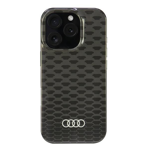 Audi IML Stitching Pattern MagSafe iPhone 16 Pro 6.3" czarny/black hardcase zdjęcie 1
