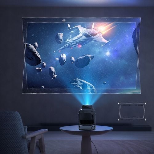 PROJEKTOR RZUTNIK HY320 PRO 4K PRZENOŚNY ANDROID13 LED 1080P WIFI SMART TV na Arena.pl