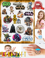 Duży Zestaw Mega Tatuaży zmywalnych - Star Wars - Gwiezdne Wojny