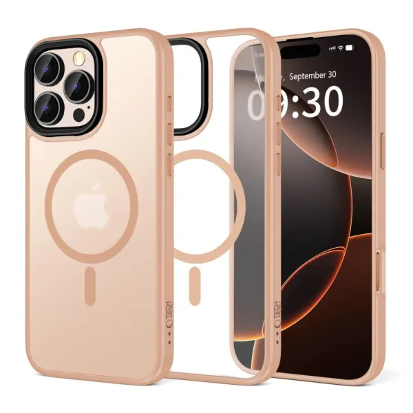Etui Tech-Protect MagMat MagSafe na iPhone 16 Pro Max - różowe zdjęcie 1