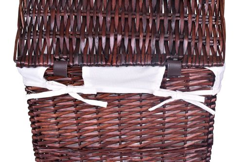 Kosz wiklinowy brązowy 114 L na Arena.pl