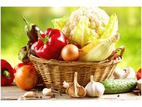 60X40CM WARZYWA ORGANICZNE OBRAZ