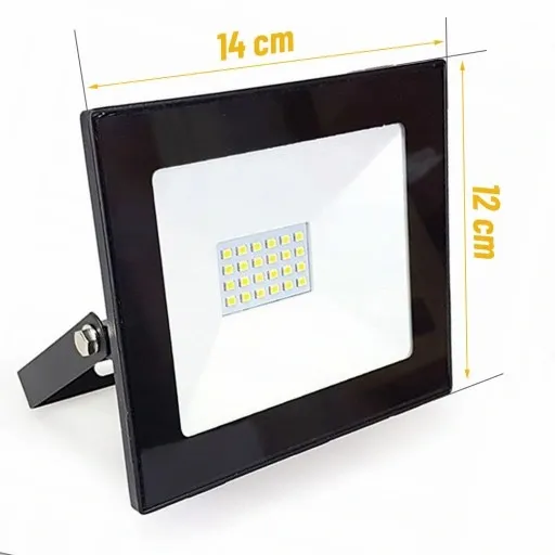 Halogen LED 20W lampa naświetlacz zewnętrzny zimny 6000K 1640LM reflektor zdjęcie 6