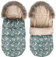 2 x ŚPIWOREK DO WÓZKA SANEK NA ZIMĘ MAXI 114cm OCIEPLONY BABYMAM PREMIUM