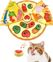 Zabawka interaktywna dla kota psa mata węchowa nagrywanie głosu pizza