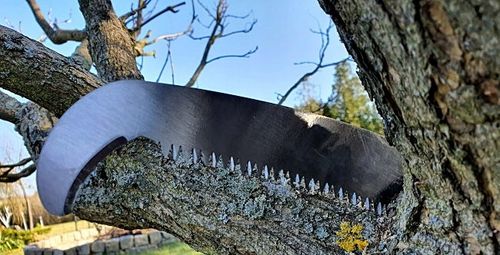 PIŁA DO CIĘCIA GAŁĘZI DREWNA NA WYSIĘGNIKU Z HAKIEM TELESKOPOWA 3M RĘKAWICE na Arena.pl