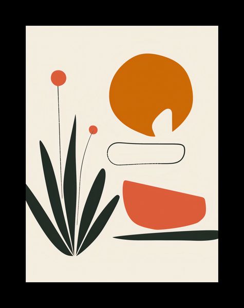 Plakat 15x20cm Abstrakcyjny Zen zdjęcie 2