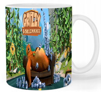 Kubek ceramiczny Grizzy i Lemingi