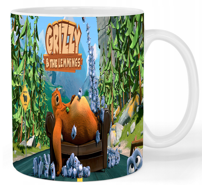 Kubek ceramiczny Grizzy i Lemingi zdjęcie 1