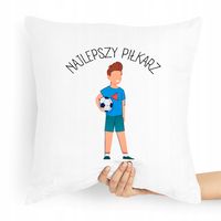 Poduszka Prezent Dla Piłkarza Najlepszy Piłkarz Z Nadrukiem Ze Zdjęciem